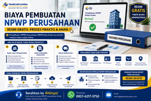 Berapa Biaya Pembuatan NPWP Perusahaan Ini Penjelasan Lengkapnya