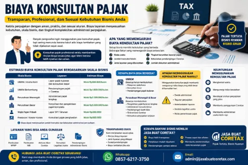 Biaya Konsultan Pajak untuk UMKM hingga Perusahaan