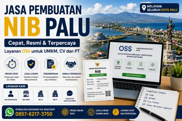 jasa pembuatan NIB Palu