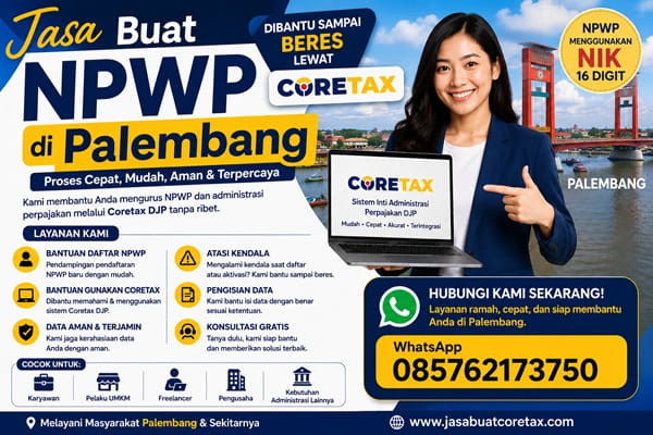 Jasa Buat NPWP di Palembang