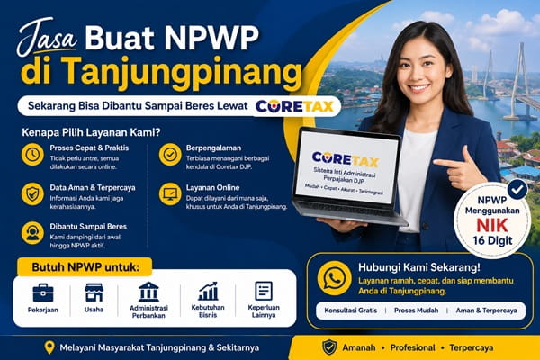 Jasa Buat NPWP di Tanjungpinang