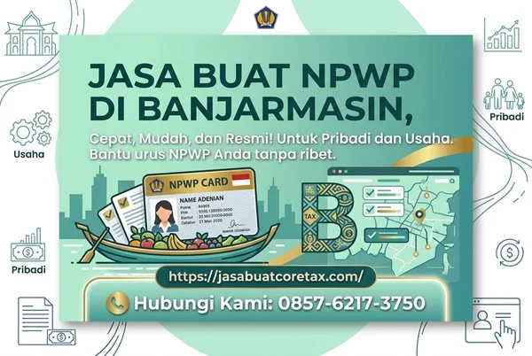 Jasa Buat NPWP di Banjarmasin, Untuk Pribadi dan Usaha